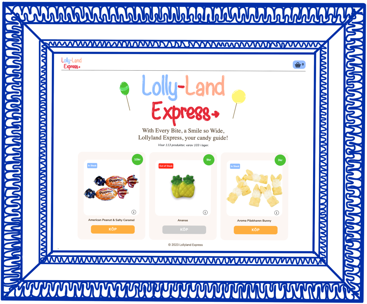 Lollyland express candy shop project