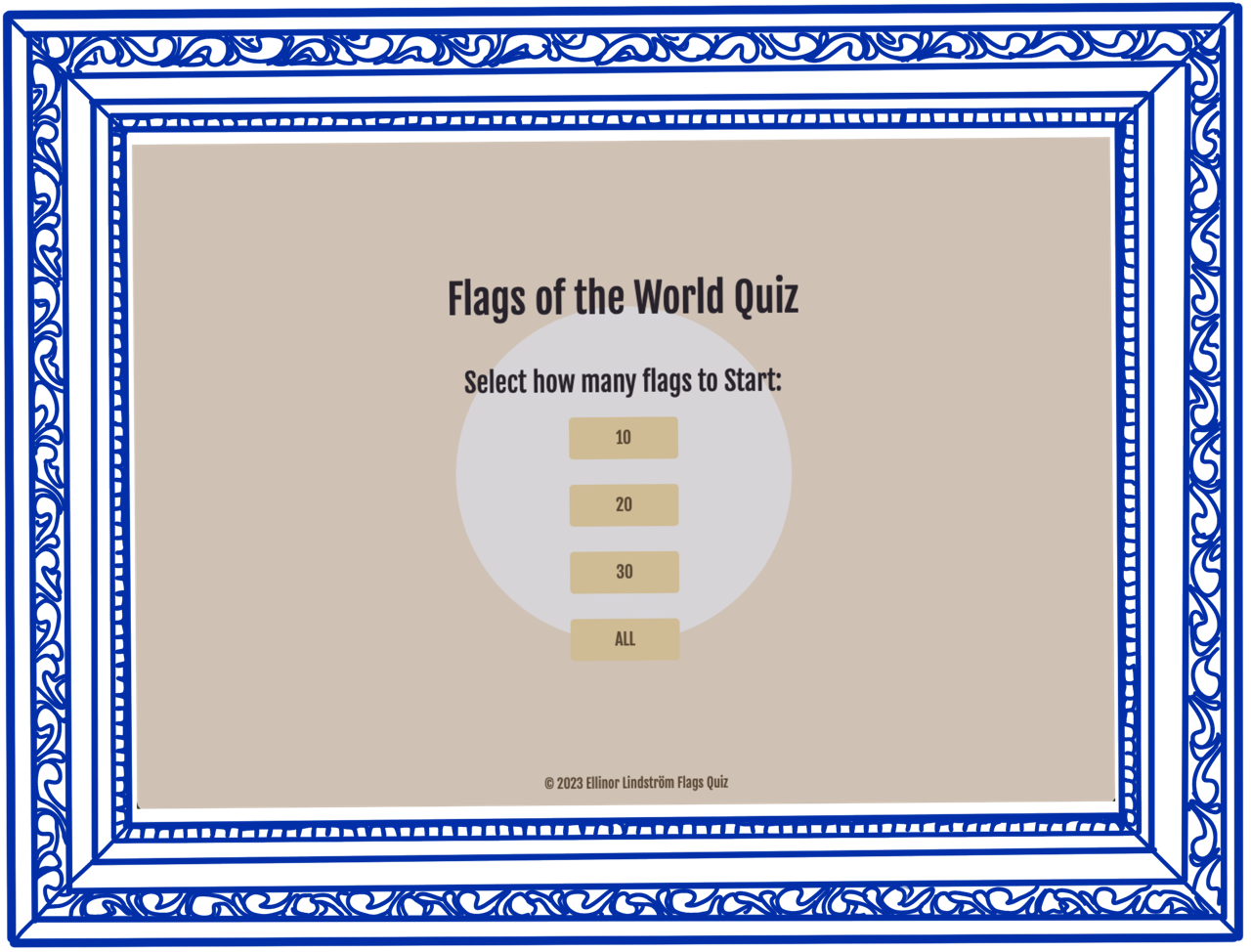 Flag quiz project